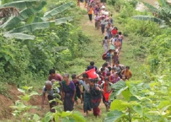 হিংসাত্মক পৰিস্থিতিৰ মাজতে ম্যানমাৰৰ ৭০০ৰো অধিক নাগৰিকৰ মণিপুৰত প্ৰৱেশ