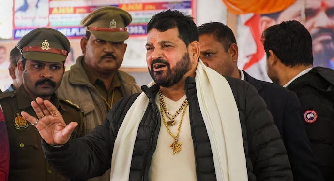 Wrestlers' protest Brij Bhushan