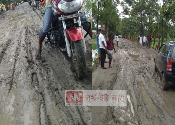 পথ নে পথাৰ!  ৰাস্তা নে মৰণ ফান্দ! ইয়াতেই ফুলিব নেকি বিজেপিৰ পদুম?