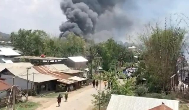 মণিপুৰৰ হিংসা। ফটো: সংগ্ৰহীত।