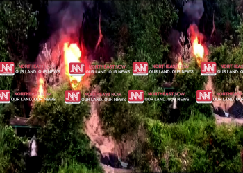 অবৈধ কয়লা খনিত ভয়ানক পৰিস্থিতি,  টিপঙত ৩দিনে জ্বলি আছে জুই 