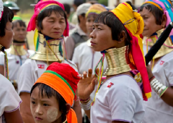 Myanmar's neck ring women