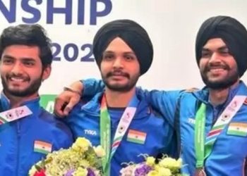 এছিয়াডৰ শ্বুটিঙত পুনৰ সোণ ভাৰতৰ; ১০ মিটাৰ এয়াৰ পিষ্টলত সৰবজোৎ-শিৱা-অৰ্জুনৰ লক্ষ্যভেদ