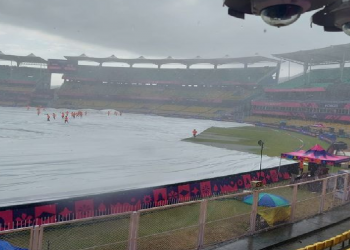 বৰষুণত ডুবিল বৰ্ষাপাৰা, স্থগিত ভাৰত-ইংলেণ্ডৰ ৱাৰ্মআপ মেচ