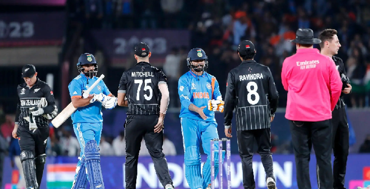 India beat New Zealand World Cup 2023