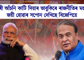 চৰকাৰী আঁচনি কাটি দিয়াৰ ভাবুকিৰে ৰাজনীতিৰ মহাৰণত জয়ী হোৱাৰ সপোন দেখিছে বিজেপিয়ে 