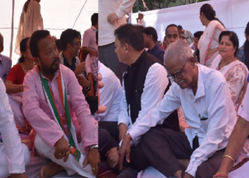 জনতাক টেঁটুচেপা! চৰকাৰৰ অবাঞ্চিত কৰৰ বিৰুদ্ধে গুৱাহাটীত ১৫ টা বিৰোধী দলৰ উত্তাল প্ৰতিবাদ