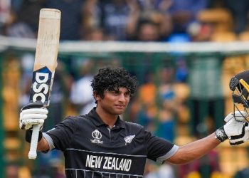 ICC World Cup 2023: পাকিস্তানৰ বিৰুদ্ধেও শতক; তিনিটা শতৰাণেৰে একাধিক অভিলেখ ৰাচীন ৰবীন্দ্ৰৰ