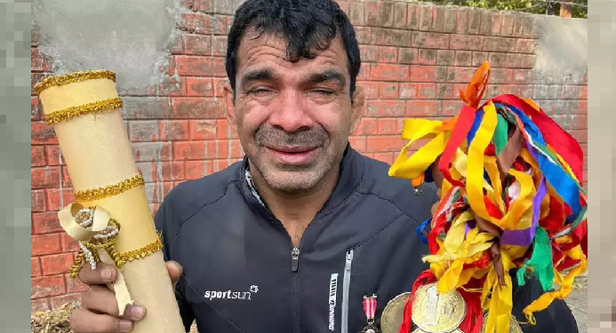 Virender Singh Yadav wrestlers protest