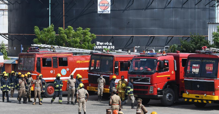 explosion at Indian Oil Corporation