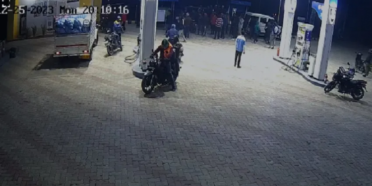 Petrol pump vandalized in Nalbari Christmas