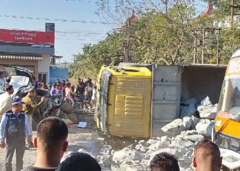 Accident in Guwahati