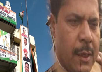 ৰাজীৱ ভৱনত প্ৰদেশ কংগ্ৰেছৰ ধৰ্ণা : মুখ্যমন্ত্ৰী হিমন্ত বিশ্ব শৰ্মাৰ পদত্যাগৰ দাবী