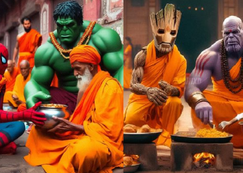 Ram Mandir Superheroes Visit Ram Mandir