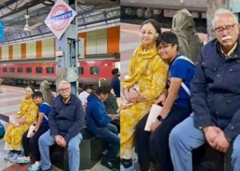 প্ৰাক্তন কেন্দ্ৰীয় মন্ত্ৰী, ৰাজপৰিয়ালৰ সন্তান, ৰে’লৰ বাবে অপেক্ষা ষ্টেচনত! মন জয় কৰিলে গজপতিয়ে