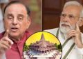 পত্নী অবিহনে ৰাম মন্দিৰ প্ৰাণ প্ৰতিষ্ঠাত যোগ দিব নোৱাৰিব মোডীয়ে! সুব্ৰমনিয়ম স্বামীৰ মন্তব্যত বিতৰ্ক
