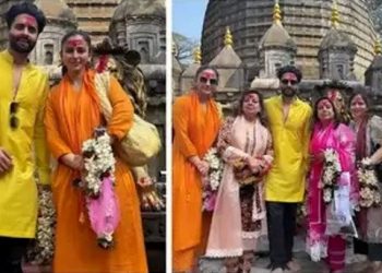 বিয়াৰ পিছত আশীৰ্বাদ বিচাৰি কামাখ্যা মন্দিৰত বলীউদ তাৰকা ৰাকুল প্ৰীত আৰু জেকী ভগনানী