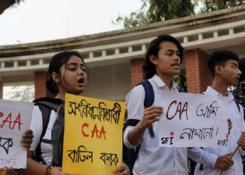 CAA protest