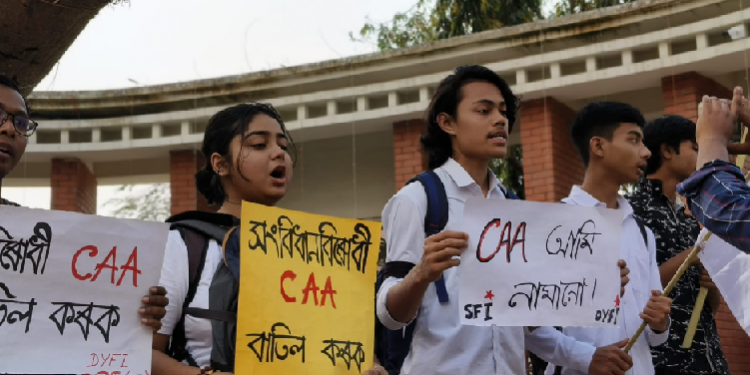 CAA protest