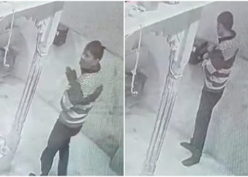 Alwar man prays at temple before stealing