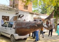 Man Modifies Car Into 'Chopper'