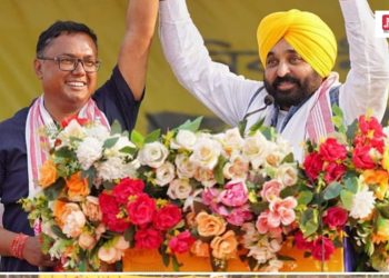 ডিব্ৰুগড় আৰু শোণিতপুৰ লোকসভা সমষ্টিত পঞ্জাবৰ মুখ্যমন্ত্ৰী ভগৱন্ত মানৰ নিৰ্বাচনী সমাবেশ