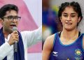 ভিনেশ ফ’গাটক ভাৰতৰত্ন নহ’লে ৰাষ্ট্ৰপতি মনোনীত ৰাজ্যসভাৰ সদস্যপদ দিব লাগে- অভিষেক বেনাৰ্জীৰ দাবী