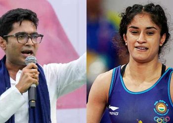 ভিনেশ ফ’গাটক ভাৰতৰত্ন নহ’লে ৰাষ্ট্ৰপতি মনোনীত ৰাজ্যসভাৰ সদস্যপদ দিব লাগে- অভিষেক বেনাৰ্জীৰ দাবী