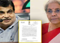 ‘বীমাৰ কিস্তিত প্ৰত্যাহাৰ কৰক জি এছ টি’, দাবী তুলি সীতাৰমণলৈ গাডকাৰীৰ চিঠি