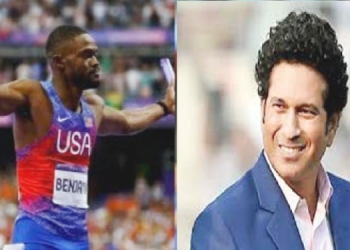 তাৰকা ক্ৰিকেটাৰৰ পুত্ৰই জিকিলে দুটাকৈ অলিম্পিক স্বৰ্ণ! দুবছৰ আগতে পিতৃক সহায় কৰিছিল শচীনে