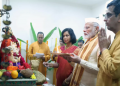মুখ্য ন্যায়াধীশ ডি ৱাই চন্দ্ৰচুড়ৰ ঘৰত গণেশ পূজাত উপস্থিত মোডী; ফটোক কেন্দ্ৰ কৰি নতুন জল্পনা