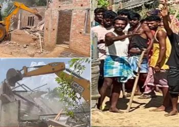 উচ্ছেদৰ সময়ত সোণাপুৰত উত্তপ্ত পৰিস্থিতি! আৰক্ষীৰ গুলীত নিহত দুজন