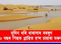 দুদিন ধাৰাসাৰ বৰষুণ : ৫০ বছৰ পিছত প্লাৱিত হ’ল চাহাৰা মৰুভূমি