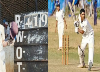 ৪৩টা চাৰি, ২৪টা ছয়, ১৫২টা বলত অপৰাজিত ৪১৯ ৰান! শচীনৰ ১৫ বছৰৰ ৰেকৰ্ড ভংগ কৰিলে আয়ুষে