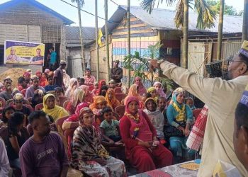 উন্নয়নৰ স্বাৰ্থত আপৰ প্ৰাৰ্থীক ভোট দিবলৈ আহ্বান ;  চামগুৰিত নুৰুল আমিন চৌধুৰী, বিহালীত অনন্ত গগৈৰ মাৰাথন প্ৰচাৰ