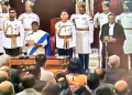দেশৰ ৫১ সংখ্যক মুখ্য ন্যায়াধীশ হিচাপে ৰাষ্ট্ৰপতি ভৱনত শপত গ্ৰহণ কৰিলে ন্যায়াধীশ সঞ্জীৱ খান্নাই