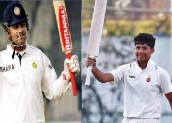 বাপেক চাই পুতেক, পিতৃৰ ষ্টাইলতে ডাবল চেঞ্চুৰী; কোচবিহাৰ ট্ৰফীত জুনিয়ৰ ছেহৱাগৰ দমনীয় ৰূপ