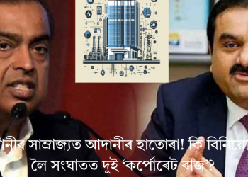 আম্বানীৰ সাম্ৰাজ্যত আদানীৰ হাতোৰা! কি বিনিয়োগক লৈ সংঘাতত দুই ‘কৰ্পোৰেট ৰাজ’?
