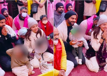 আস্থা! প্ৰেমানন্দ মহাৰাজৰ কাষত বিৰাট কোহলী আৰু অনুষ্কা শৰ্মা