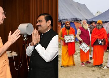 মহা কুম্ভ মেলাত বিনামূলীয়া খাদ্য পৰিবেশন কৰিবলৈ আদানী গ্ৰুপক সহযোগিতা ইস্কনৰ