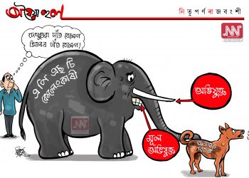 অঘৈয়া হুলঃ নিতুপৰ্ণ ৰাজবংশীৰ কাৰ্টুন