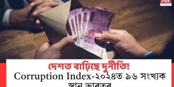 দেশত বাঢ়িছে দুৰ্নীতি! Corruption Index-২০২৪ত ৯৬ সংখ্যক স্থান ভাৰতৰ