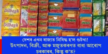 দেশৰ এখন ৰাজ্যত নিষিদ্ধ হ’ল গুটখা! উৎপাদন, বিক্ৰী, আৰু মজুতকৰণত বাধা আৰোপ চৰকাৰৰ, কিন্তু ক’ত?