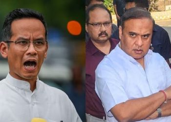 হিমন্ত বিশ্ব শৰ্মাই পাকিস্থানী উচ্চায়ুক্তৰ সৈতে দিয়া গৌৰৱ গগৈৰ ফটো সন্দৰ্ভত স্পষ্টীকৰণ দাবী প্ৰদেশ কংগ্ৰেছৰ