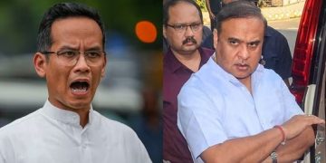 হিমন্ত বিশ্ব শৰ্মাই পাকিস্থানী উচ্চায়ুক্তৰ সৈতে দিয়া গৌৰৱ গগৈৰ ফটো সন্দৰ্ভত স্পষ্টীকৰণ দাবী প্ৰদেশ কংগ্ৰেছৰ