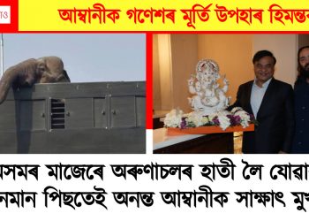 অসমৰ মাজেৰে অৰুণাচলৰ হাতী লৈ যোৱাৰ কেইদিনমান পিছতেই অনন্ত আম্বানীক সাক্ষাৎ মুখ্যমন্ত্ৰীৰ : কাৰণটো কি?