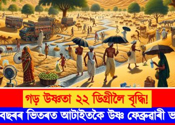 গড় উষ্ণতা ২২ ডিগ্ৰীলৈ বৃদ্ধি! ১২৪ বছৰৰ ভিতৰত আটাইতকৈ উষ্ণ ফেব্ৰুৱাৰীত ভাৰতত