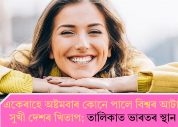 একেৰাহে অষ্টমবাৰ কোনে পালে বিশ্বৰ আটাইতকৈ সুখী দেশৰ খিতাপ; তালিকাত ভাৰতৰ স্থান ক’ত?
