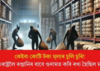 কেইবা কোটি টকা মূল্যৰ চুলি চুৰি! বহিঃৰাষ্ট্ৰলৈ ৰপ্তানিৰ বাবে গুদামত কৰি ৰখা হৈছিল মজুত