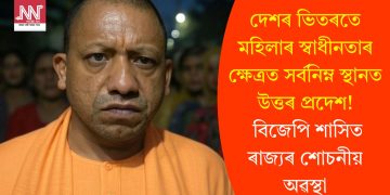 দেশৰ ভিতৰতে মহিলাৰ স্বাধীনতাৰ ক্ষেত্ৰত সৰ্বনিম্ন স্থানত উত্তৰ প্ৰদেশ! বিজেপি শাসিত ৰাজ্যৰ শোচনীয় অৱস্থা